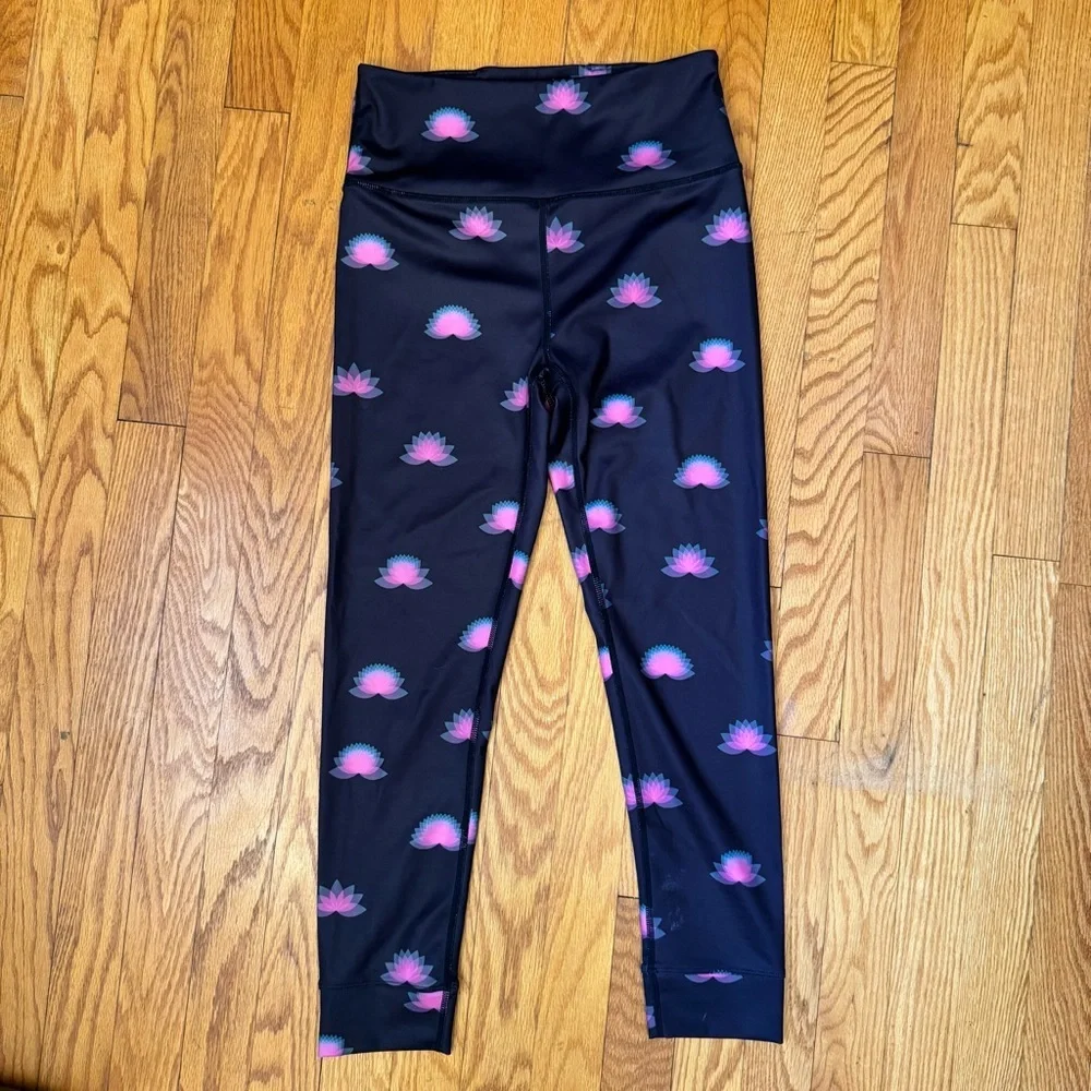 Free People Movement Women’s High Waisted Lotus Print Leggings Size Small - Picture 5 of 11
